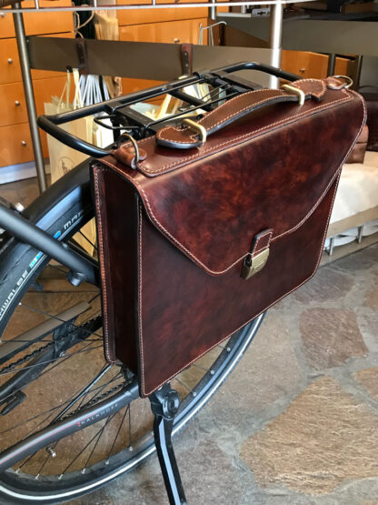 borsa professionale in cuoio, per bici