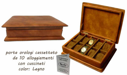 Porta orologi con cuscinetti, 10 alloggiamenti